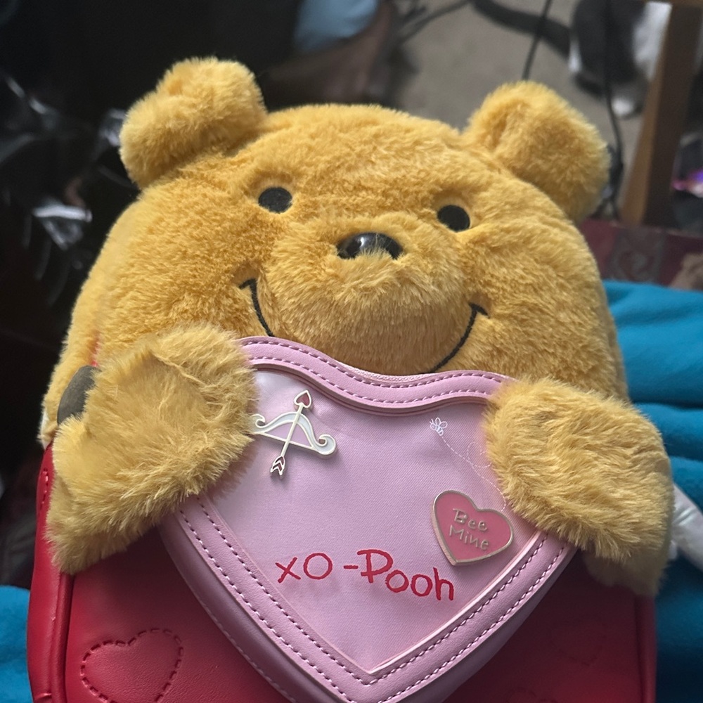 Her Universe Winnie the Pooh Backpack - Yellow and Pink
